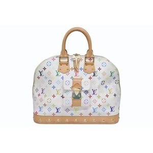 LOUIS VUITTON Takashi Murakami Alma Handbag Monogram Multicolore Multicolor